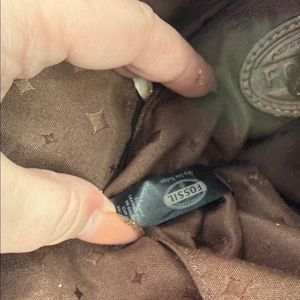 Fossil bag is a Morgan Traveler